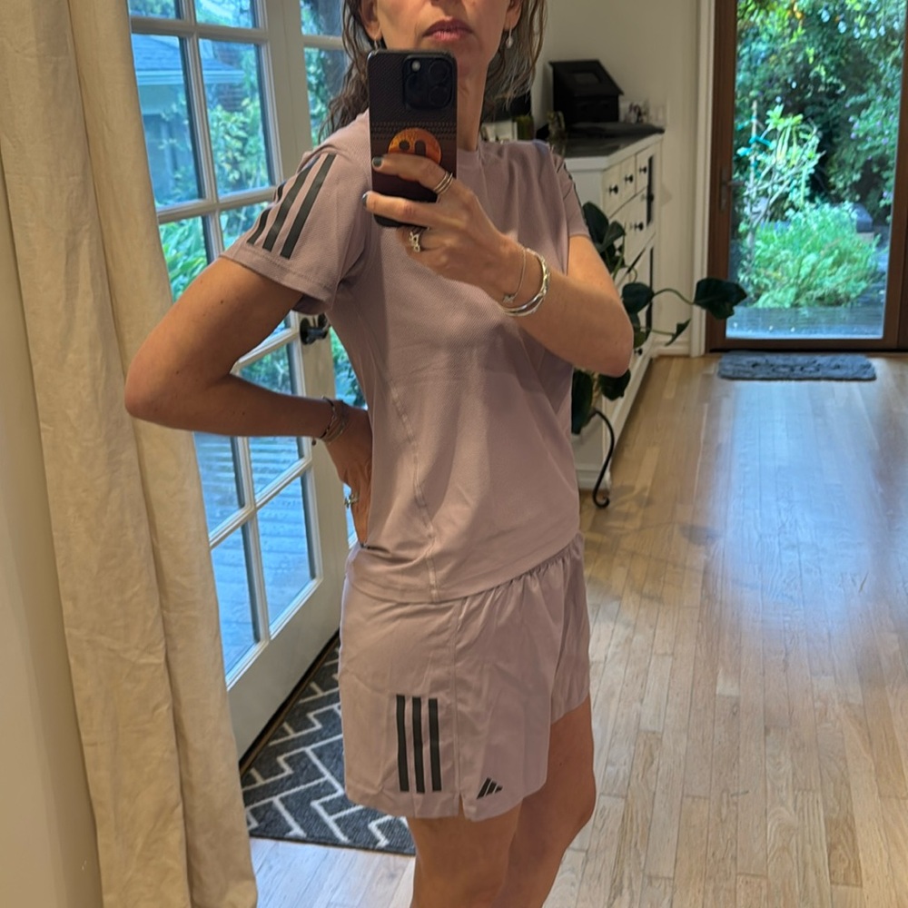 Adidas 3 piece running outfit